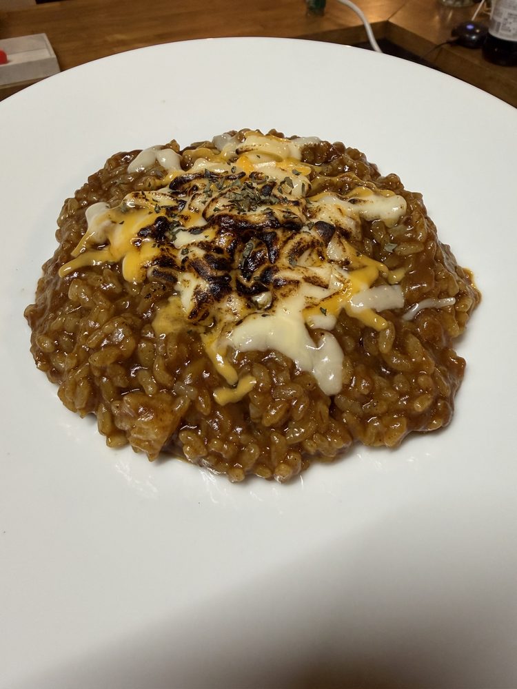 焼きチーズカリーリゾット